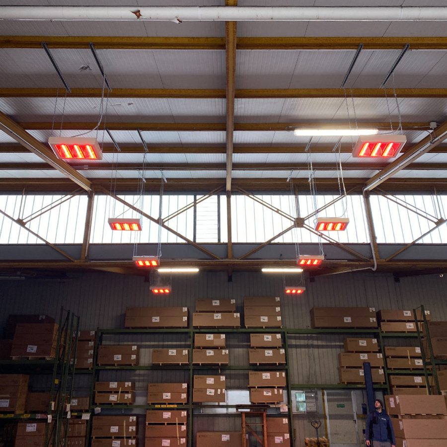 Industrial heating lamps